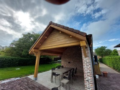 poolhouse overkapping hout